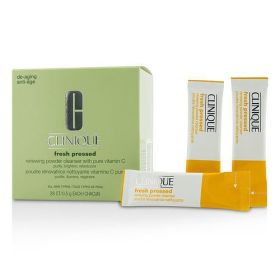 CLINIQUE by Clinique Fresh Pressed Renewing Powder Cleanser with Pure Vitamin C - All Skin Types --28x0.5g/0.01oz