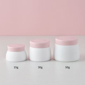 PP Double Cream Box Baby Mask Lotion Bottle Cream Jar (Option: Pink-50g)